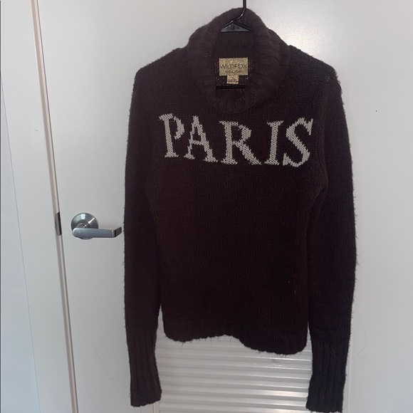 Wildfox white label Paris Sweater size XS - Picture 4 of 5